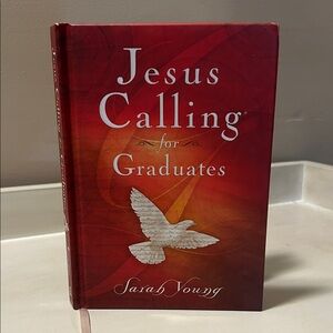 Red 'Jesus Calling for Graduates' Book